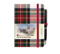 Waverley Commonplace Notebooks:Dress Stewart Tartan Mini Notebook with Pen (10.5 x 7cm)