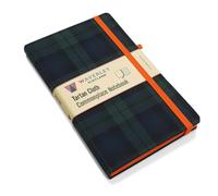 Waverley (L): Black Watch Tartan Cloth Large Notebook : Waverley Scotland Commonplace Tartan Notebooks