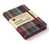 Waverley (M): Gordon Red Weathered Tartan Cloth Commonplace Notebook (Waverley Genuine Scottish Tartan Notebook)