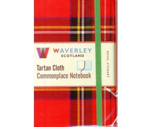 Waverley (M): Royal Stewart Tartan Cloth Commonplace Notebook