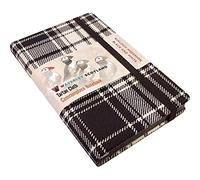 Waverley S.T. (M): Black & White Pocket Genuine Tartan Cloth Commonplace Notebook