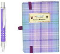 Waverley S.T. (S): Romance Mini with Pen Pocket Genuine Tartan Cloth Commonplace Notebook
