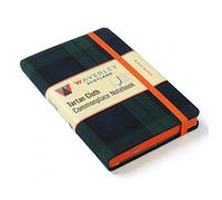 Waverley Scotland Large Tartan Cloth Commonplace Notebook - Black Watch Tartan