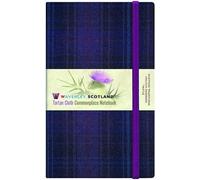 WAVERLEY THISTLE TARTAN CLOTH HARDBACK LARGE COMMONPLACE NOTEBOOK/JOURNAL: 21 x 13cm 192 pages: 84 (Waverley Tartan Cloth Commonplace Notebook)