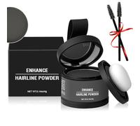 Waverloo Magic Root Cover Up, Waverlo Magic Root Cover Up, Hair Root Touch Up Powder, Hair Mascaras & Root Touch Ups, Enhance Hairline Powder, Hair Root Cover Up for Thinning Hair (#07 Dark Gray)