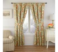 Waverly Spring Bling Rod Pocket Curtains for Living Room, Single Panel, 52" x 84", Vapor