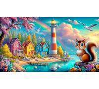 waves 1000 Piece Jigsaw Puzzles for Family Challenging Puzzle Games 75x50cm/1000pcs