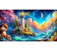 waves 1000 Piece Jigsaw Puzzles Old Kids Birthday Presents Decoration 38x52cm/1000pcs