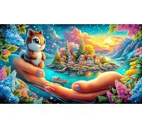 waves 1000 Pieces Jigsaw Puzzle for Family Challenging Puzzle Games 100% Recycled Cardboard 38x52cm/1000pcs