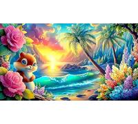 waves 1000Pc Jigsaw Puzzle for Adults Classic Educational Games 100% Recycled Cardboard 75x50cm/1000pcs