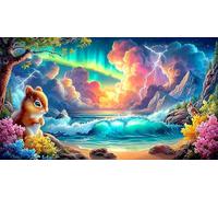 waves 1000Pc Jigsaw Puzzles for Adults Challenging Puzzle Games Decoration 75x50cm/1000pcs