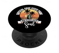 Waves - Crystal Cove State Park PopSockets Adhesive PopGrip