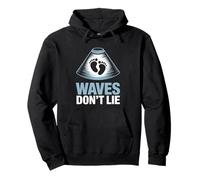 Waves Don’t Lie Ultrasound Technician Ultrasound Tech Pullover Hoodie