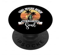 Waves - Fort Myers Beach PopSockets Adhesive PopGrip