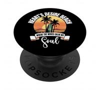 Waves - Heart’s Desire Beach PopSockets Adhesive PopGrip