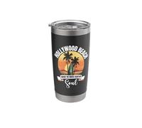 Waves - Hollywood Beach Stainless Steel Insulated Tumbler