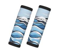 Waves Lapping at The Rocks Printed Handle Cover - Highly Elastic and wear-Resistant Material, Easy to Install, a Good Travel Helper
