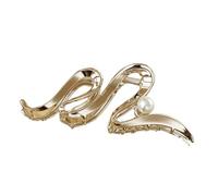 Waves Metal Hair Claw Clips For Women Thin Thick Curly Hair Big Banana Clips Strong Holds Jaw Clip Hair Clips For Women