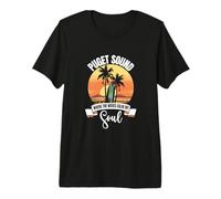 Waves - Puget Sound Premium T-Shirt