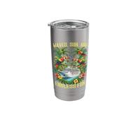 Waves Sun and Endless Fun Cruise Ship Vacation Group Stainless Steel Insulated Tumbler