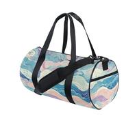 Waves Travel Duffel Bags Large Carry On Bag Hiking Foldable