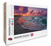 Waves Wooden Jigsaw Puzzles 61x41in, Landscape Jigsaw Puzzles 5000 Pieces for Adults with Box, Educational Challenging Game, Back Lettering Easy to Distinguish, Summer Gifts, Beautiful Decor, Q-7198
