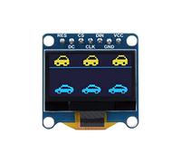 Waveshare 0.96inch OLED Display Module for Raspberry Pi/Arduino/STM32, 128×64 pixels Screen, upper Yellow & lower Blue Display Color, 4-wire SPI / I2C Communication Interfaces, 3.3V / 5V