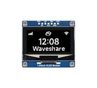 Waveshare 1.54inch OLED Display Module(White Display Color), 128 x 64 Resolution, SPI / I2C Communication, compatible with Raspberry Pi/STM32/ESP32/Jetson Nano