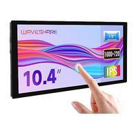 Waveshare 10.4inch QLED Quantum Dot Touch Display, for Raspberry Pi,Capacitive Touch, High Brightness, 1600x720, Optical Bonding Toughened Glass Panel, HDMI Interface,Adjustable Brightness