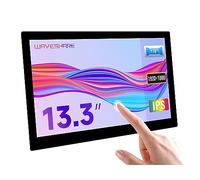 Waveshare 13.3inch Capacitive Touch Screen LCD 1920x1080 Resolution HDMI IPS Compatible with Raspberry Pi 5/4B/3B+/3A+/2B/B+/A+/Zero/Zero W/WH/Zero 2W CM3+/4/Jetson Nano/PC Windows
