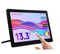 Waveshare 13.3inch HDMI LCD (H) (with case) IPS 1920x1080 Resolution Capacitive Touch Screen with Toughened Glass Cover Supports Raspberry Pi BB Black Raspbian Ubuntu
