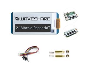 Waveshare 2.13inch E-Ink Display HAT Compatible with Compatible with Raspberry Pi 4B/3B+/3B/2B/B Zero/Zero W/WH/Zero 2W Series Boards 250x122 Resolution SPI Interface Supports Partial Refresh