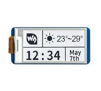 Waveshare 2.13inch E-Paper E-Ink Display Module For Raspberry Pi Pico 250x122 Pixels Black/White SPI Interface Support Full and Partial Refresh