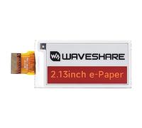 Waveshare 2.13inch E-Paper (G) raw display, Compatible with Raspberry Pi, 250x122, Red/Yellow/Black/White,Low power,Applicable to Price Tags,Shelf Labels,Industrial Instruments,Without Driver Board
