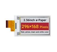 Waveshare 2.36inch E-Paper (G) Raw Display 296×168 Resolution Displays Red/Yellow/Black/White Colors Without Driver Board