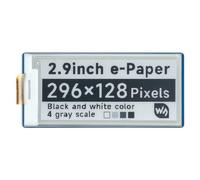 Waveshare 2.9inch E-Paper E-Ink Display Module For Raspberry Pi Pico 296x128 Pixels Black/White SPI Interface Support Full and Partial Refresh Wide Viewing Angle