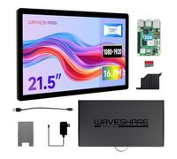 Waveshare 21.5inch Capacitive Touch Monitor with Pi5-2GB, 1920×1080 Full HD, Optical Bonding Toughened Glass Panel, HDMI, 10-Point Touch, For Industrial, Commercial, Medical And Other Applications