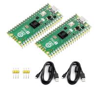 Waveshare 2PCS Pi-Pico-2-M, Tiny Fast Microcontroller Board with Flexible Digital Interfaces RP2350 Chip Dual-Core & Dual-Architecture Design 4MB Flash Memory Support C/C++/MicroPython