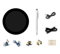 Waveshare 3.4inch HDMI Round Touch Display for Raspberry Pi 5 / RPi 4B / Pi3B+ / Pi Zero 2 W/Jetson Nano/Mini PC, 800x800, IPS, 10-Point Touch, Round LCD, Optical Bonding Toughened Glass Panel