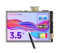Waveshare 3.5 inch Resistive Touch Screen LCD Controlled High Resolution HDMI Interface Display Panel for Raspberry Pi 2B 3B 3B+ Zero Zero W Support Raspbian Ubuntu System