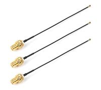 Waveshare 3PCS SMA to IPEX4 RF Cable 10cm for 5G 4G 3G 2G LPWA GNSS WiFi Lora Wireless Modules