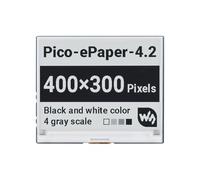 Waveshare 4.2inch E-Paper for Raspberry Pi Pico 400x300 Pixels Black/White E-Ink Display Module with SPI Interface