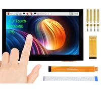 waveshare 4.3 inch DSI LCD Display for Raspberry Pi 4B/3B+/3A+/3B/2B/B+/A+/Compute Module 3+/3/4, 800×480 Touchscreen Capacitive IPS Screen Monitor, Support Raspbian/Ubuntu/Kali /WIN10 IoT/Retropie