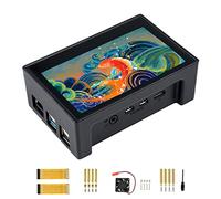 Waveshare 4.3inch DSI LCD Display with Case for Raspberry Pi 4B, 800×480 Capacitive Touchscreen MIPI DSI Display Support Raspbian/Ubuntu/Kali/Retropie/WIN10 IoT, Driver Free, Refresh Rate up to 60Hz