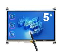 Waveshare 5 inch Display for Raspberry Pi 4 Resistive Touchscreen 800x480 High Resolution HDMI LCD Monitor Compatible for All Raspberry Pi Raspbian/Ubuntu/Kali/Retropie Drivers Provided
