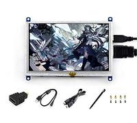 waveshare 5 inch TFT LCD Display B 800x480 Raspberry Pi Resistive Touch Screen HDMI Monitor for BB Black Support Raspbian Ubuntu Kali Retropie Win10 IOT/ Win10 /8.1/8/7