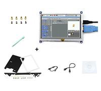 Waveshare 5inch HDMI LCD Monitor Raspberry pi Resistive Touch Screen Display HDMI Interface with Case for Rapsberry pi & Banana pi & Beaglebone Black supports Windows 10/8.1/8/7