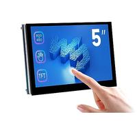 Waveshare 5inch LCD, Capacitive Touch Display, DSI Interface, 800x480 Resolution, Compatible with Raspberry Pi 4B/3B+/3 3B/2B/B CM3/3+/4