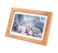 Waveshare 7.3inch ACeP 7-Color E-Paper with Solid Wood Photo Frame, Ultra-long Standby, 800x480, Suitable for Different Content Displays like Calendars, Quotes, Posters (batt are Not Included)