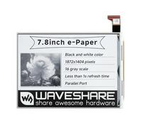 Waveshare 7.8inch E-Ink Raw Display without PCB 1872×1404 Resolution E-paper Communicating Via Parallel Port Supports Partial Refresh